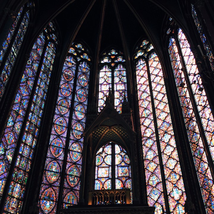 Os vitrais são maravilhosos
